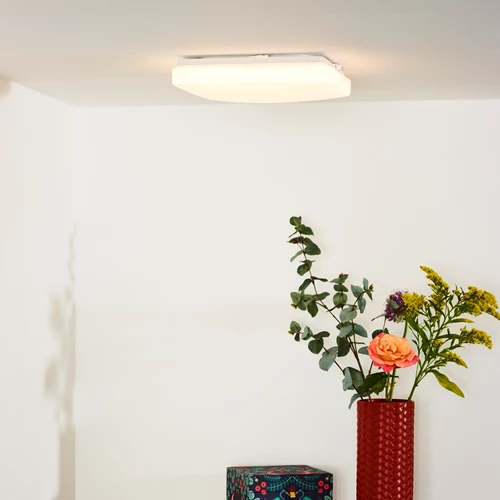Lucide OTIS - Flush ceiling light - LED - 1x20W 3000K - Opal - atmosphere 1